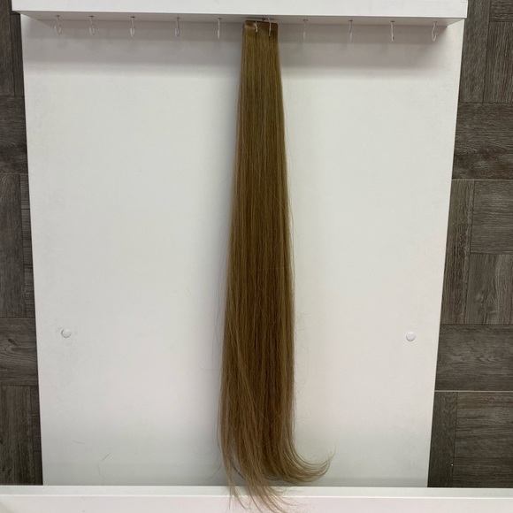 Dark Ash Blonde #7.1 Tape In Hair Extensions 24” - Picture 2 of 3